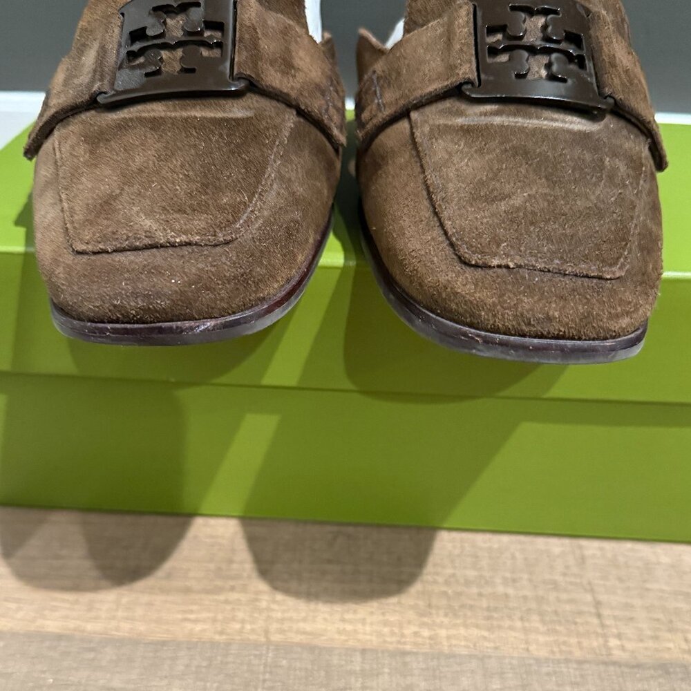 EUC | Tory Burch | Suede Chocolate Brown Mules | $100 - Picture 6 of 8